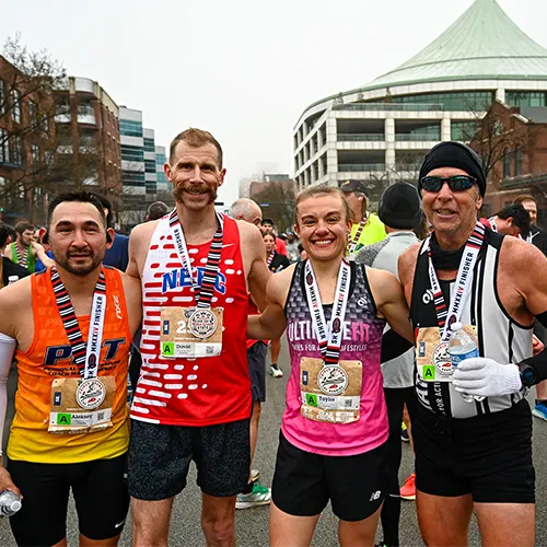4 guys post race 4 guys post race